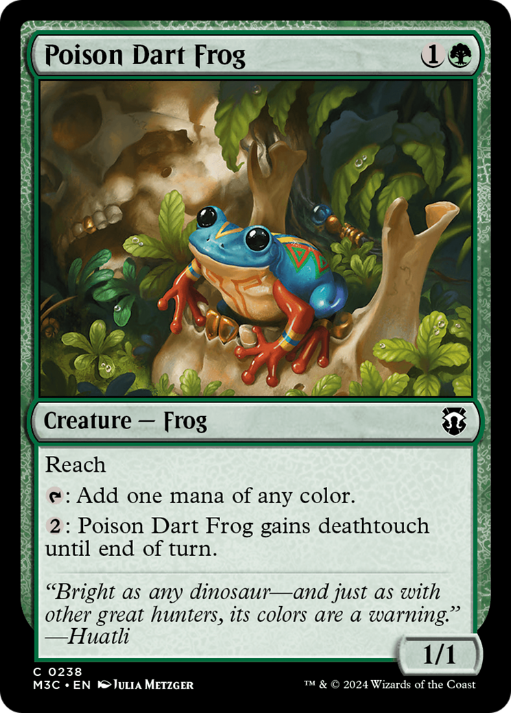 Image of Poison Dart Frog (M3C-238) - Modern Horizons 3 Commander