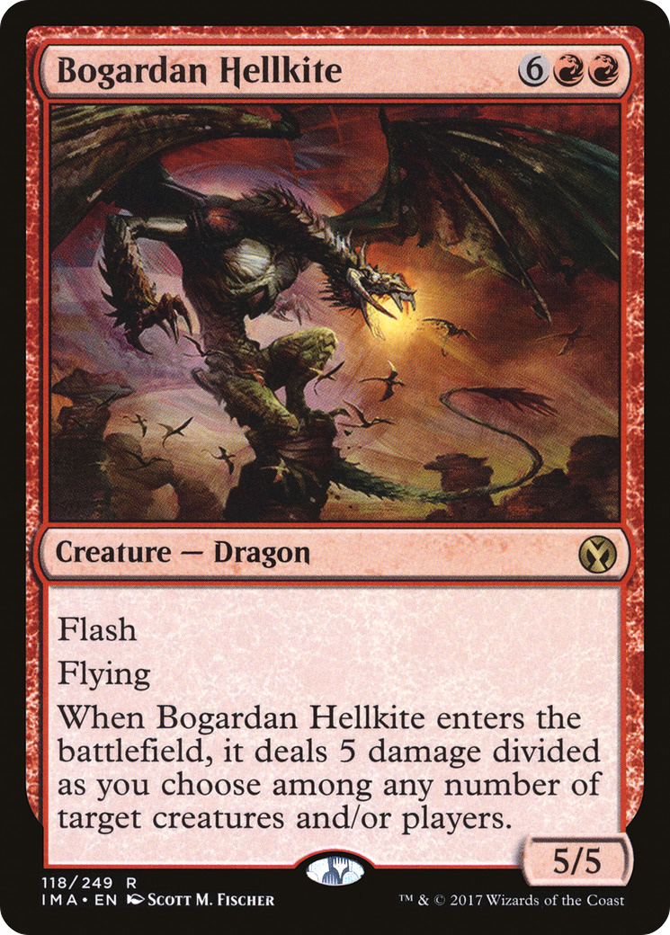 Image of Bogardan Hellkite (IMA-118) - Iconic Masters