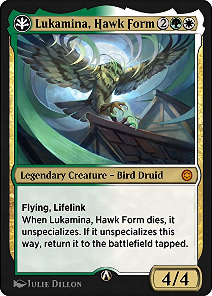 Image of Lukamina, Hawk Form (HBG-17W) - Alchemy Horizons: Baldur's Gate