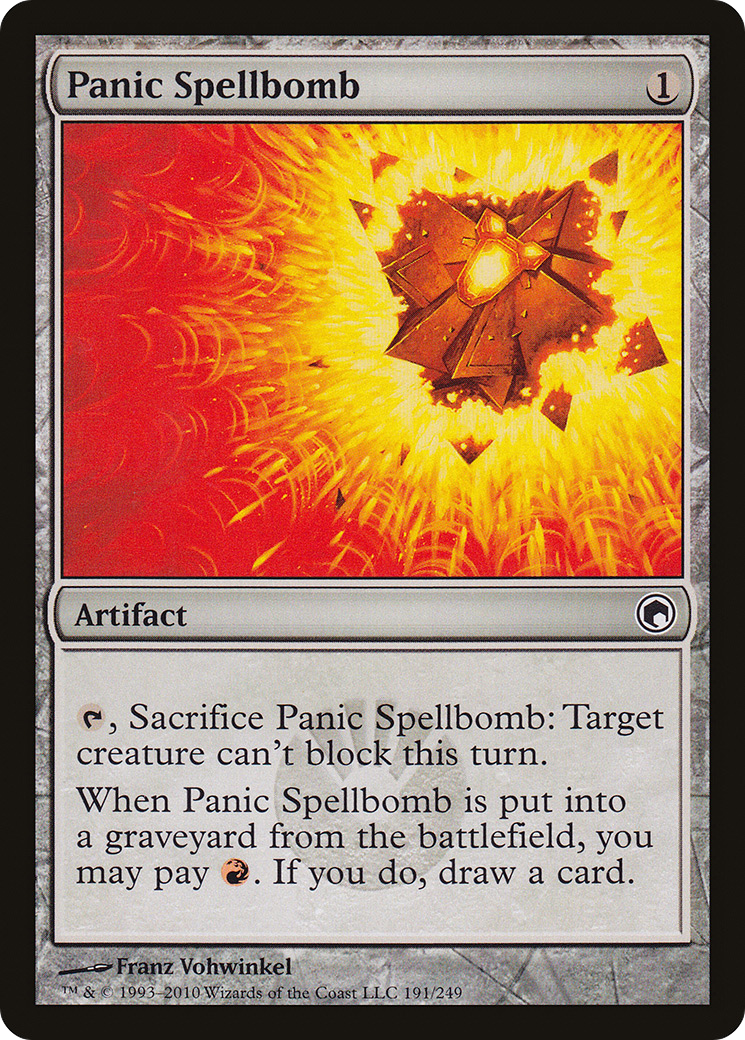Image of Panic Spellbomb (SOM-191) - Scars of Mirrodin