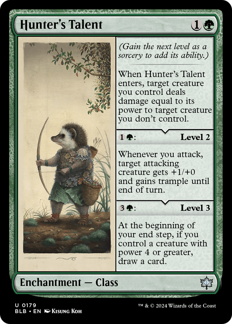 Image of Hunter's Talent (BLB-179) - Bloomburrow