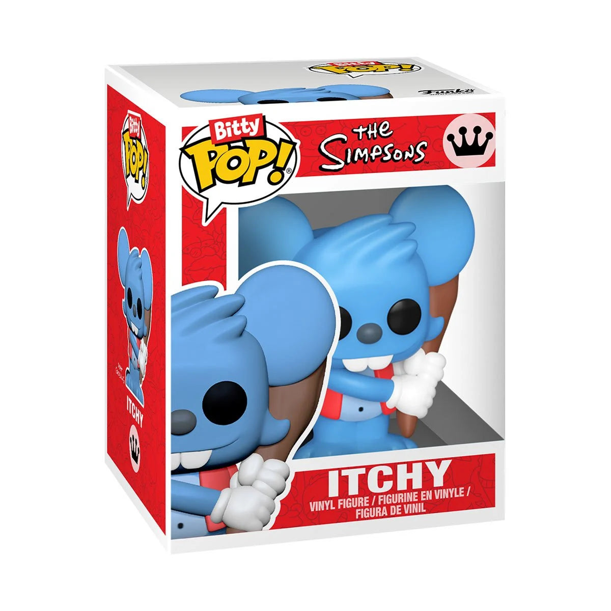 Image of The Simpsons Itchy Funko Bitty Pop! Mini-Figure 4-Pack Chief Wiggum Chase