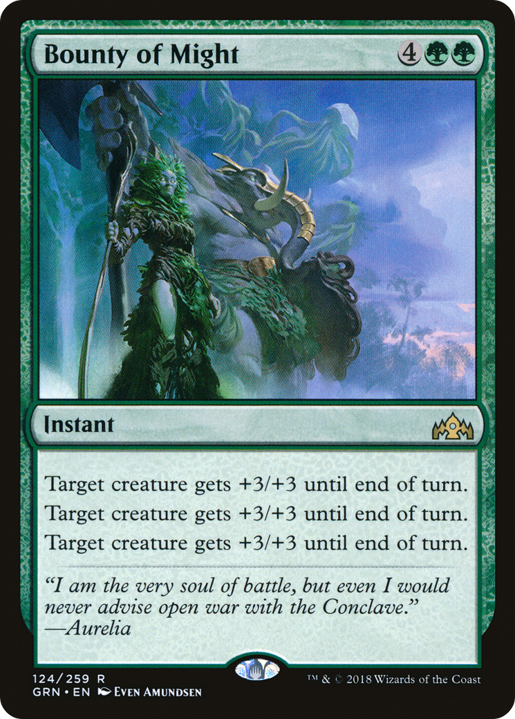 Image of Bounty of Might (GRN-124) - Guilds of Ravnica