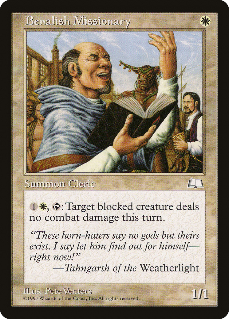 Image of Benalish Missionary (WTH-) - Weatherlight