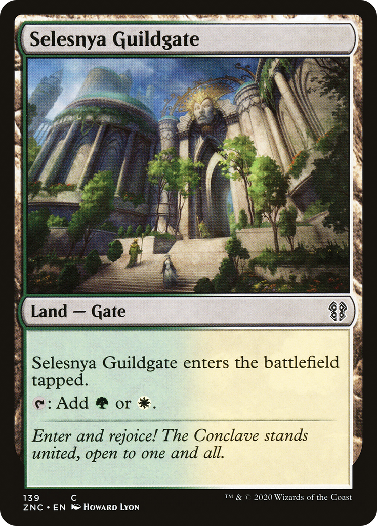 Image of Selesnya Guildgate (ZNC-139) - Zendikar Rising Commander