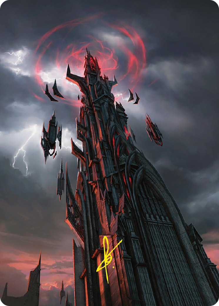 Image of Barad-dûr // Barad-dûr (ALTR-054) - Tales of Middle-earth Art Series (Borderless) Foil
