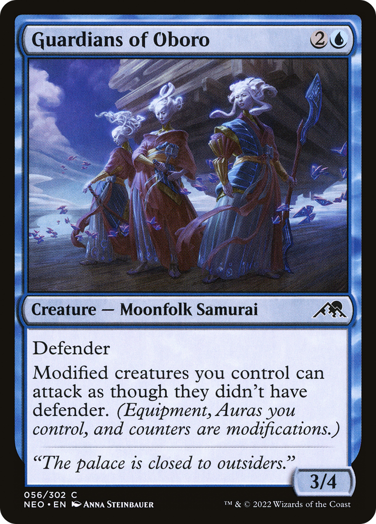 Image of Guardians of Oboro (NEO-056) - Kamigawa: Neon Dynasty Foil