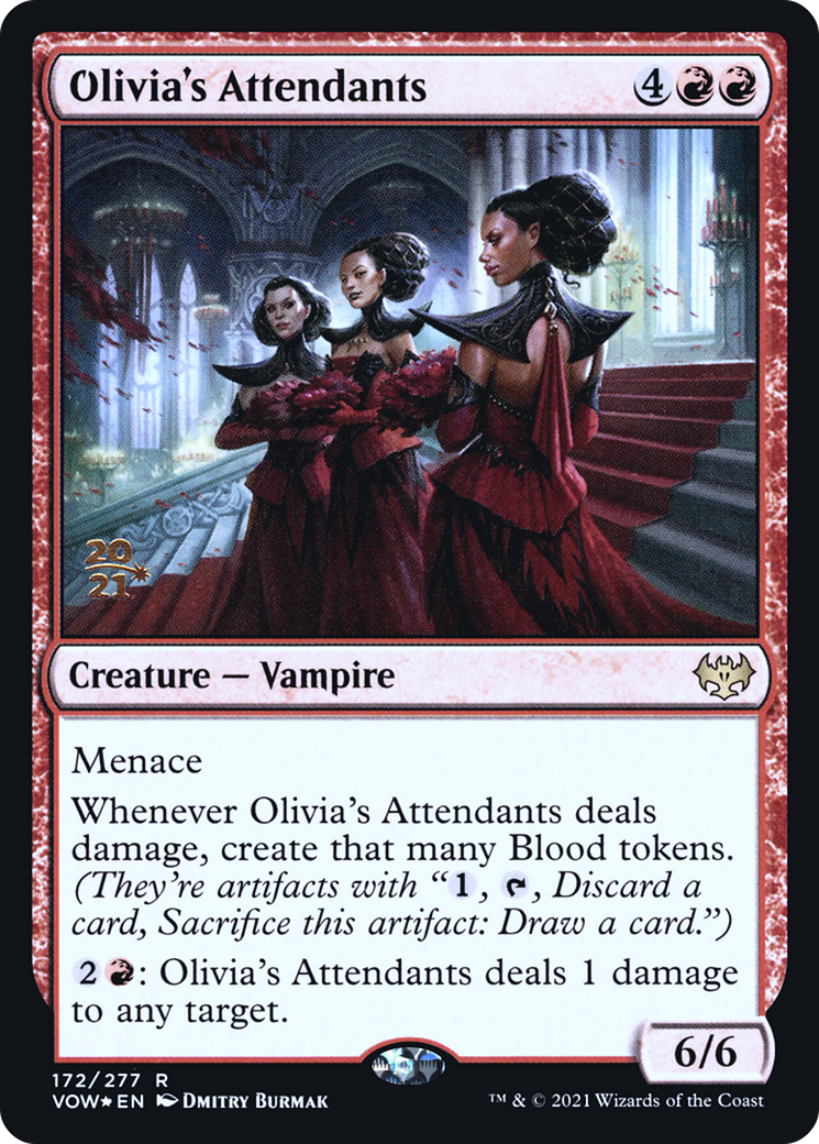 Image of Olivia's Attendants (PRE-172) - Innistrad: Crimson Vow Promos Foil