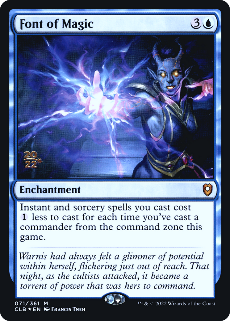 Image of Font of Magic (PRE-71S) - Battle for Baldur's Gate Promos Foil