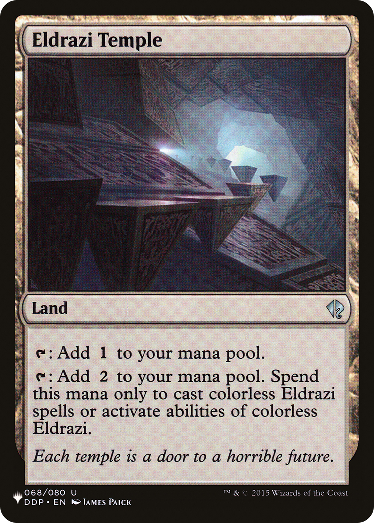 Image of Eldrazi Temple (LIST-068/080) - The List
