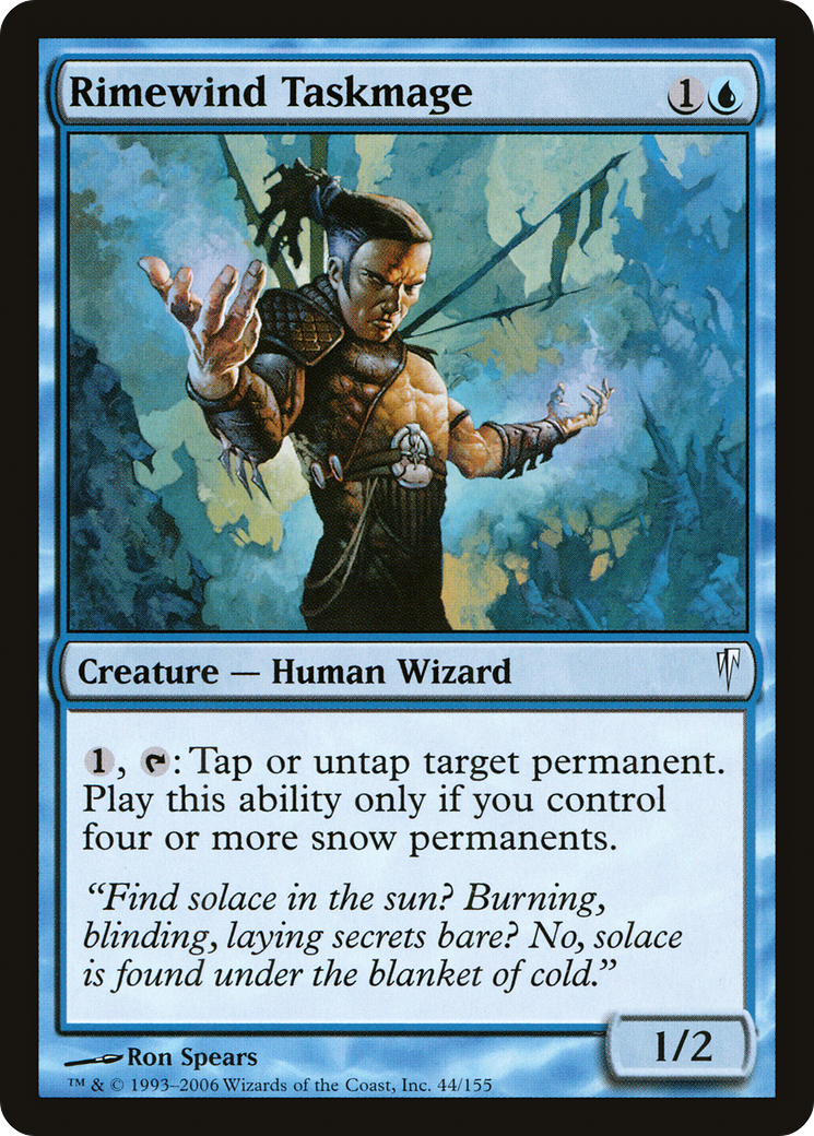 Image of Rimewind Taskmage (CSP-044) - Coldsnap