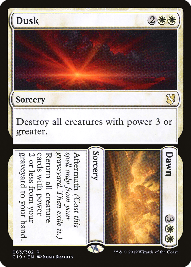 Image of Dusk // Dawn (C19-063) - Commander 2019