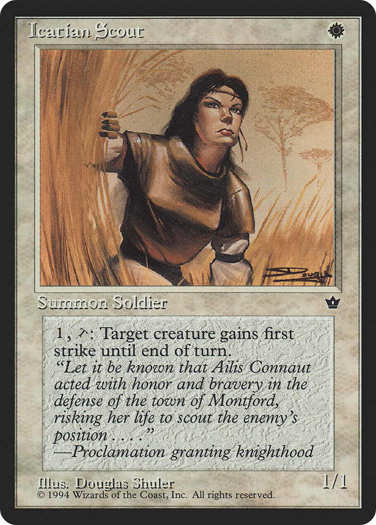 Image of Icatian Scout (Shuler) (FEM-) - Fallen Empires