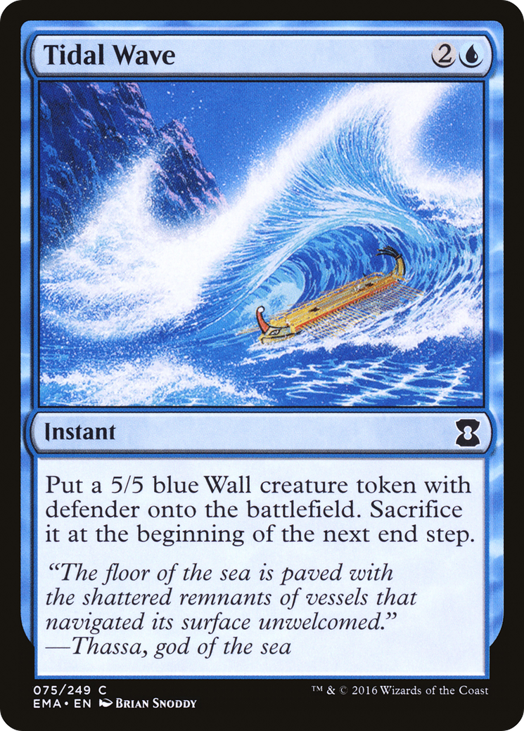 Image of Tidal Wave (EMA-075) - Eternal Masters Foil