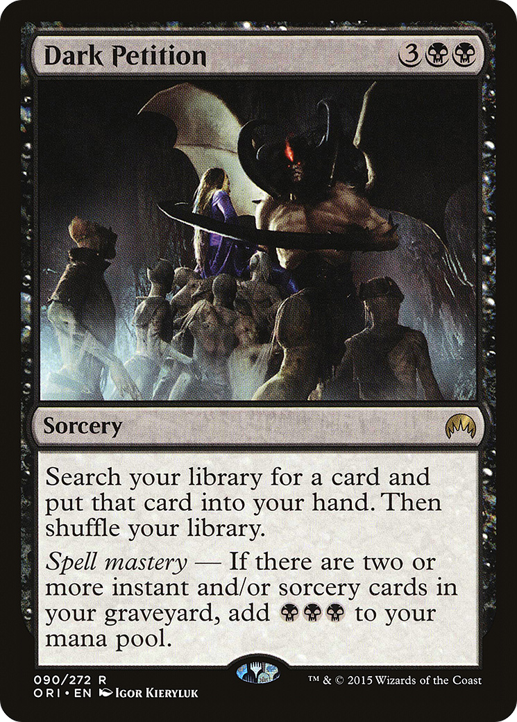 Image of Dark Petition (ORI-090) - Magic Origins