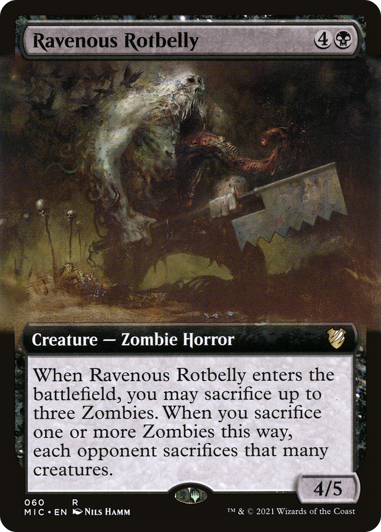 Image of Ravenous Rotbelly (Extended Art) (MIC-060) - Midnight Hunt Commander: (Extended Art)