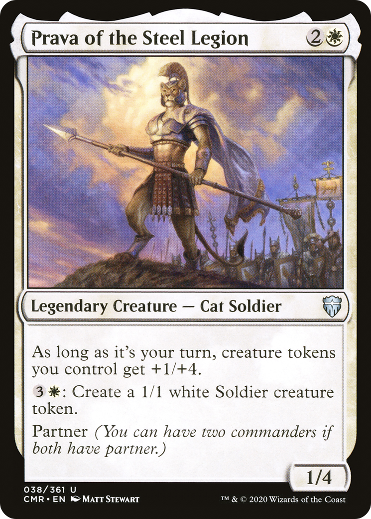 Image of Prava of the Steel Legion (CMR-038) - Commander Legends Foil