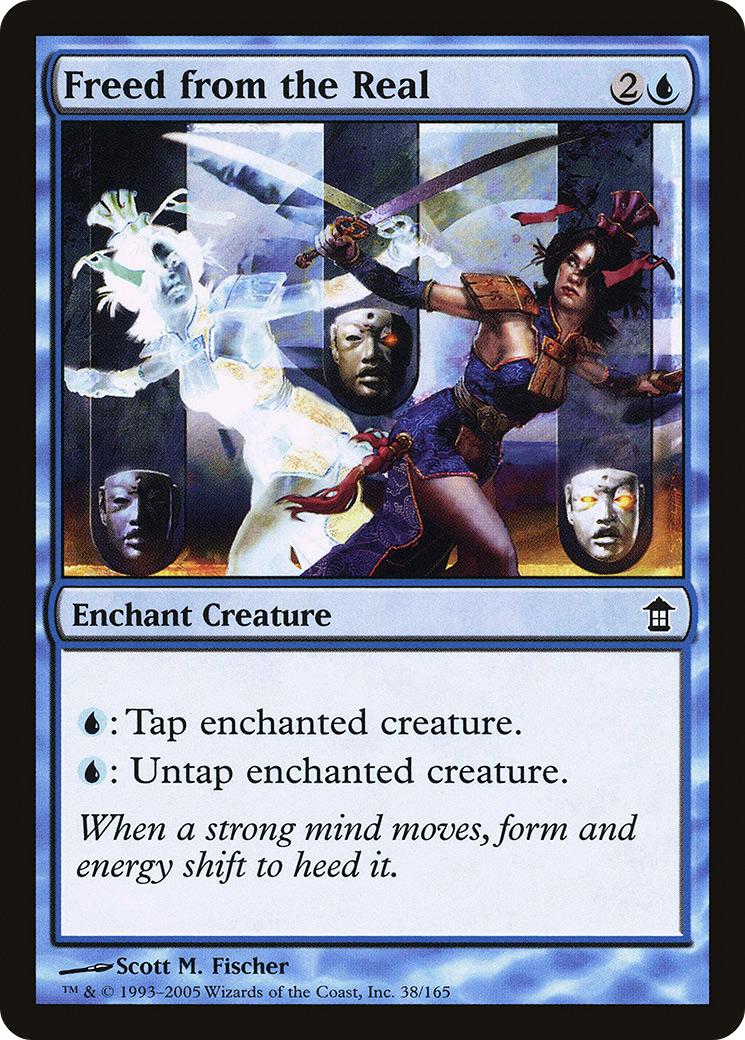 Image of Freed from the Real (SOK-038) - Saviors of Kamigawa