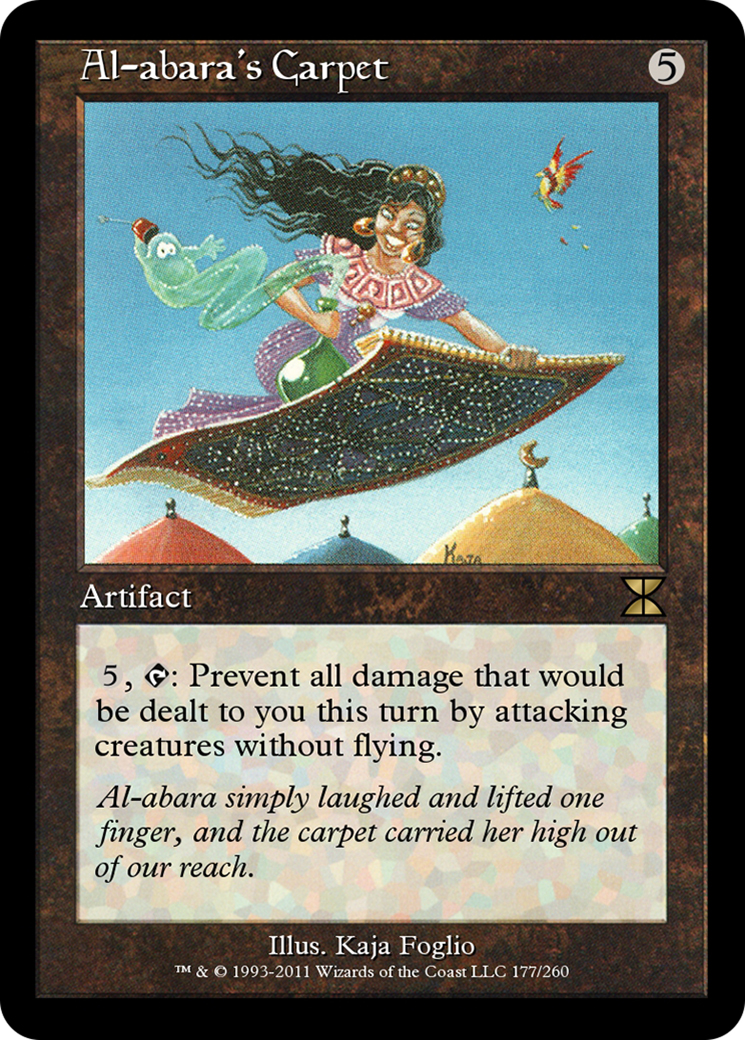 Image of Al-abara's Carpet (ME4-177) - Masters Edition IV Foil