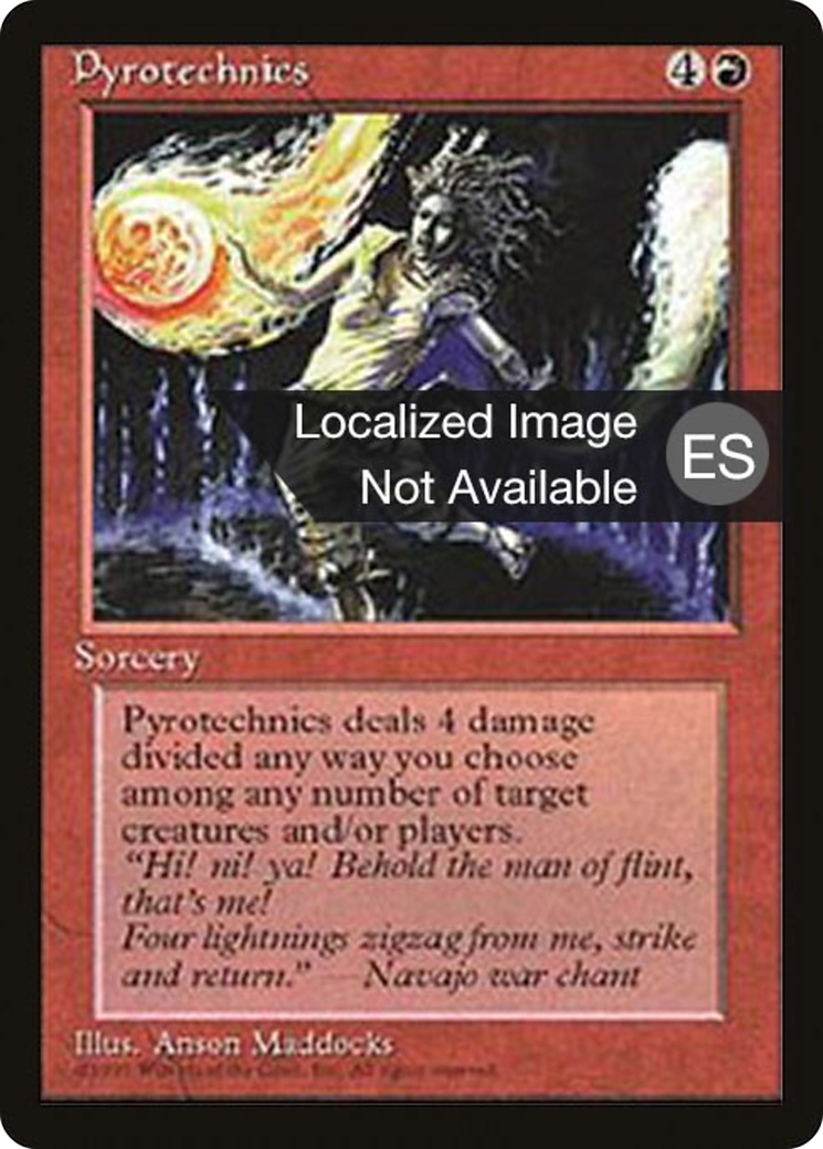 Image of Pyrotechnics (4BB-) - Fourth Edition Foreign Black Border