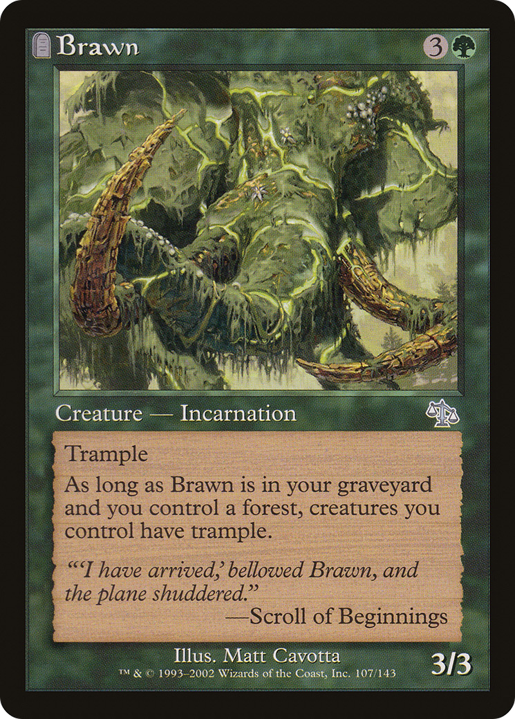 Image of Brawn (JUD-107) - Judgment: (tombstone) Foil