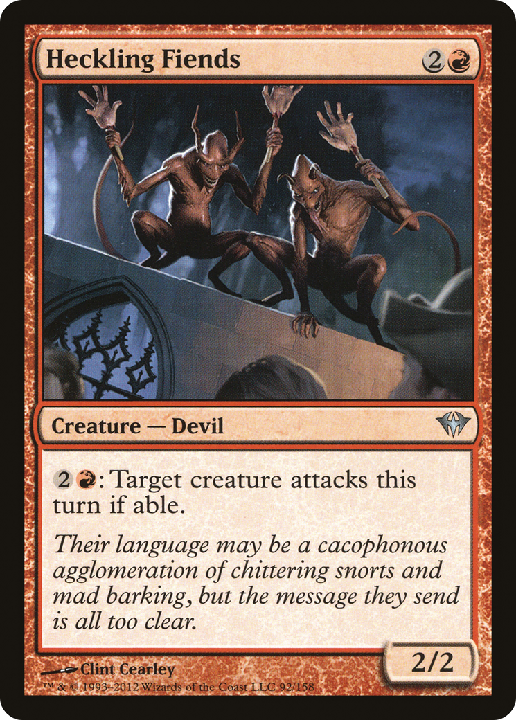 Image of Heckling Fiends (DKA-092) - Dark Ascension Foil
