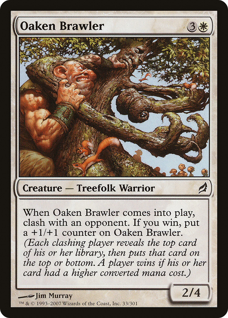 Image of Oaken Brawler (LRW-033) - Lorwyn Foil