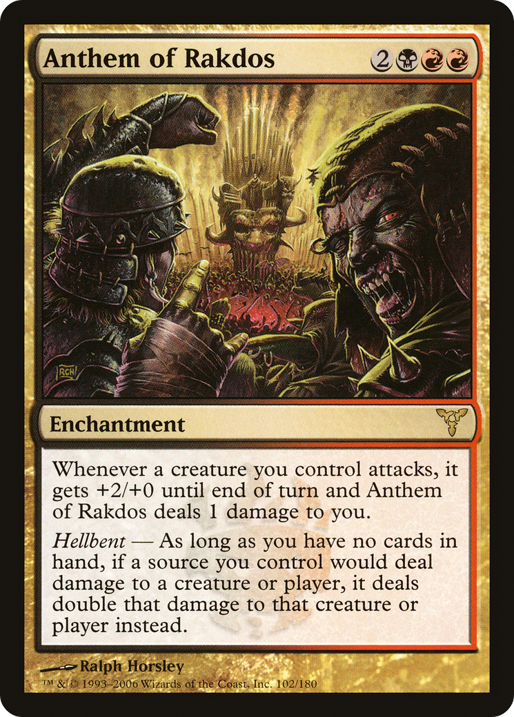 Image of Anthem of Rakdos (DIS-102) - Dissension