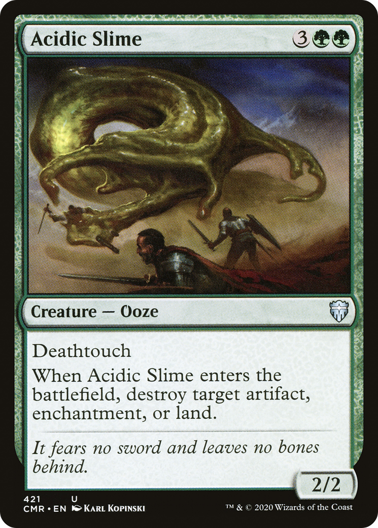 Image of Acidic Slime (CMR-421) - Commander Legends