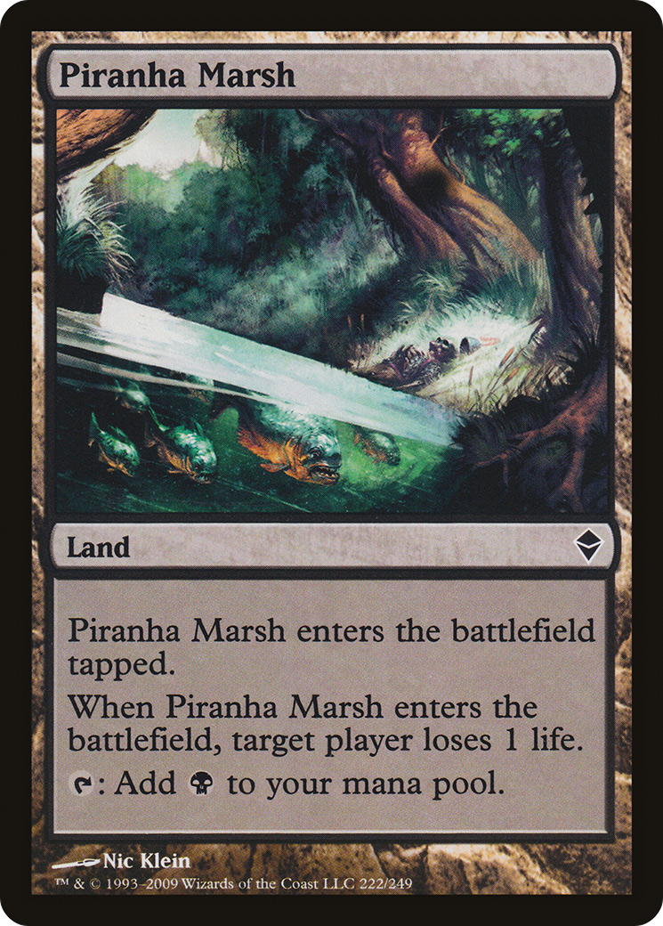 Image of Piranha Marsh (ZEN-222) - Zendikar