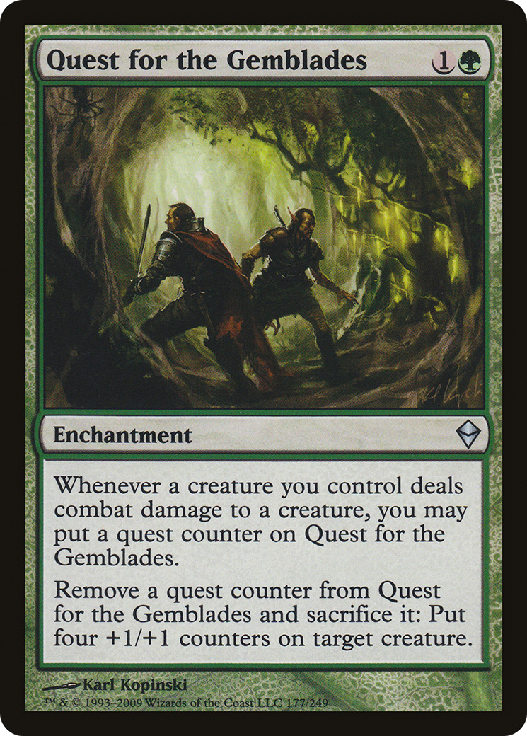 Image of Quest for the Gemblades (ZEN-177) - Zendikar