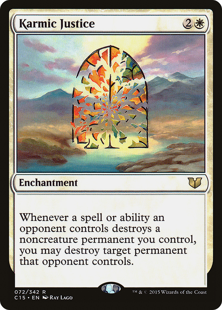 Image of Karmic Justice (C15-072) - Commander 2015
