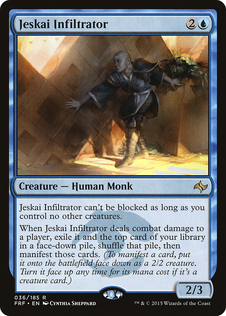 Image of Jeskai Infiltrator (FRF-036) - Fate Reforged Foil