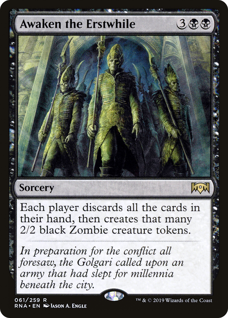 Image of Awaken the Erstwhile (RNA-061) - Ravnica Allegiance