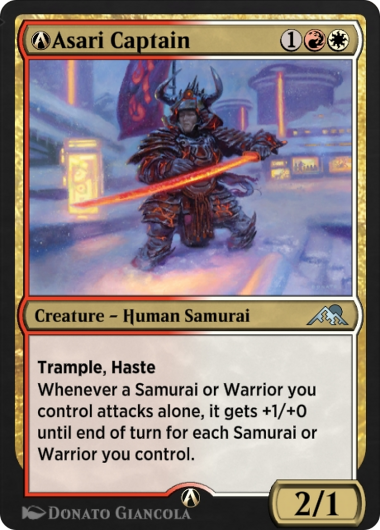 Image of A-Asari Captain (NEO-A-215) - Kamigawa: Neon Dynasty