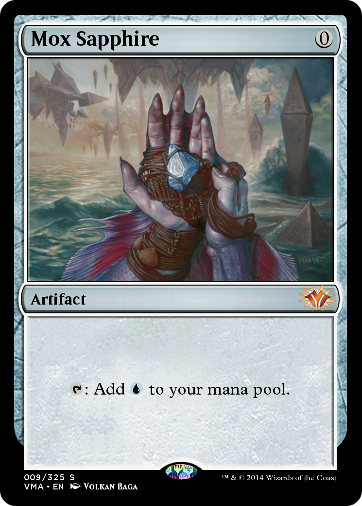 Image of Mox Sapphire (VMA-009) - Vintage Masters Foil