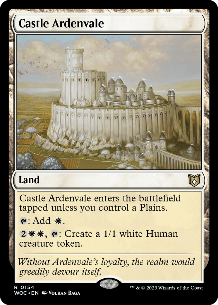 Image of Castle Ardenvale (WOC-154) - Wilds of Eldraine Commander