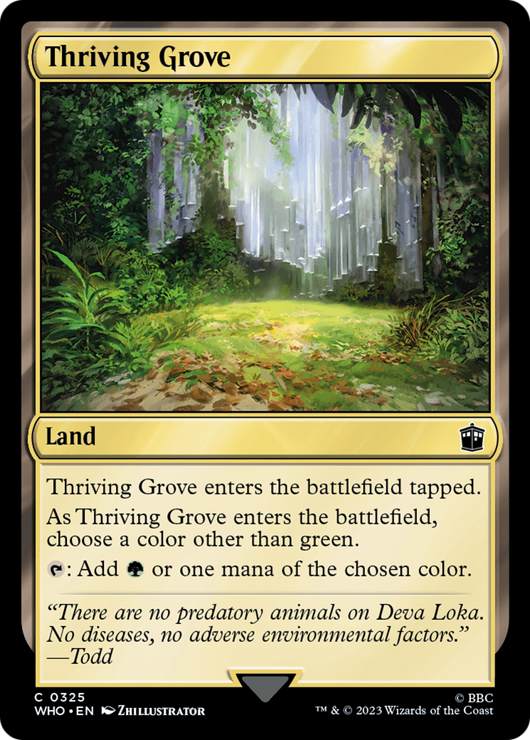 Image of Thriving Grove (WHO-325) - Doctor Who