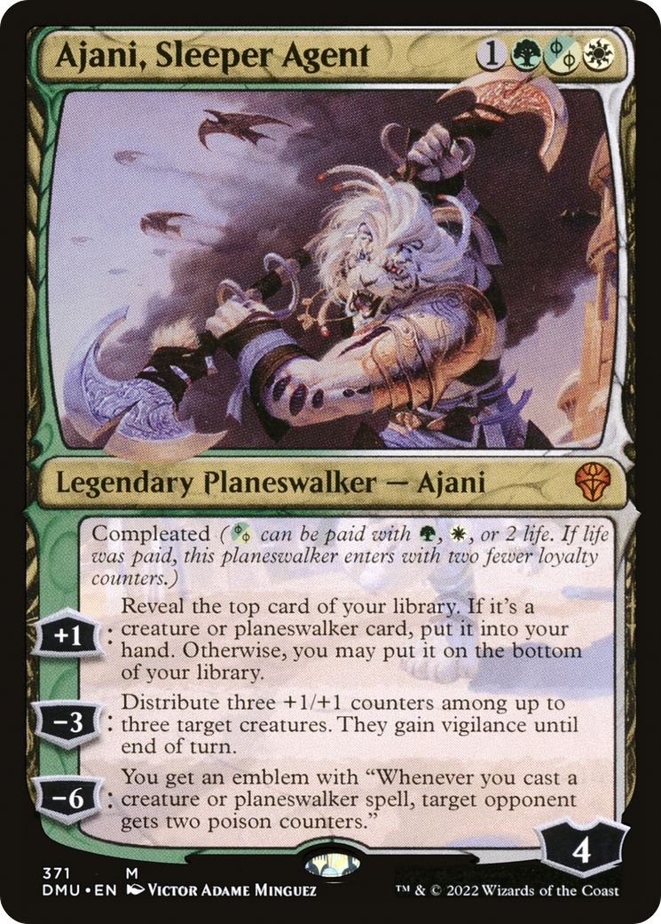 Image of Ajani, Sleeper Agent (371) (DMU-371) - Dominaria United: (Showcase) Foil