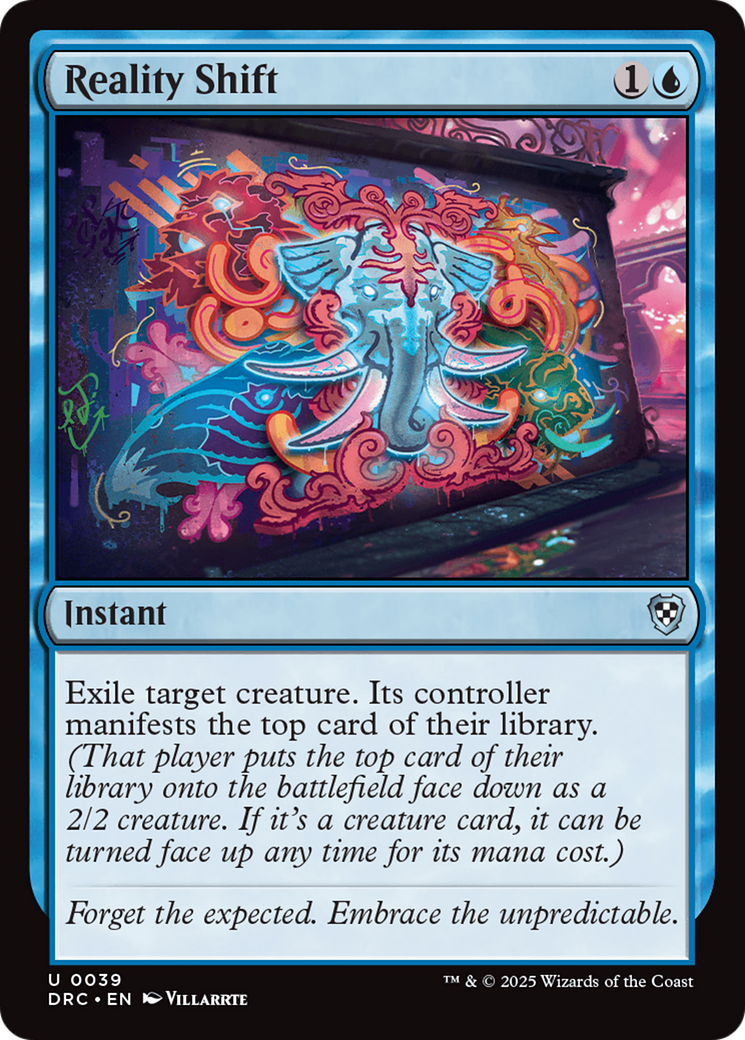 Image of Reality Shift (DRC-039) - Commander: Aetherdrift