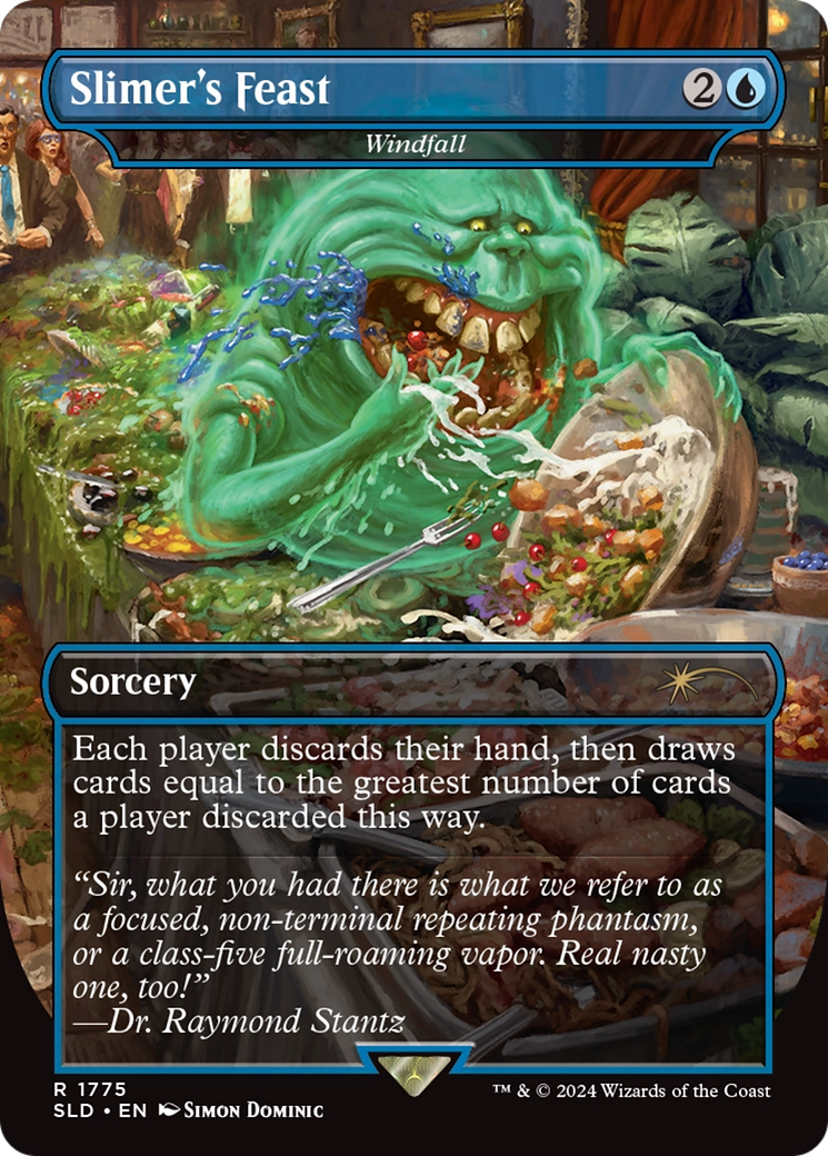 Image of Slimer's Feast - Windfall (SLD-1775) - Secret Lair Drop / Slimer's Feast (Borderless)