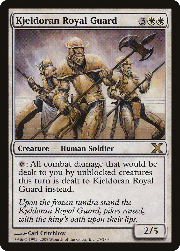 Image of Kjeldoran Royal Guard (10E-025) - Tenth Edition