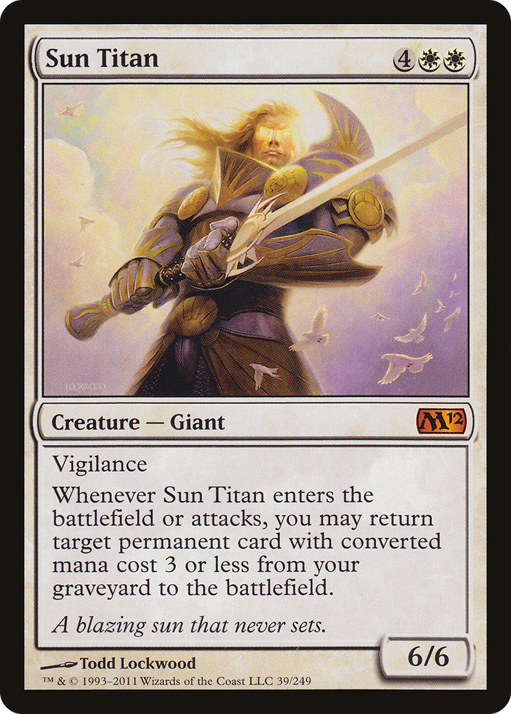 Image of Sun Titan (M12-039) - Magic 2012 Foil