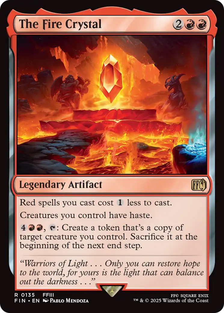 Image of The Fire Crystal (FIN-135) - FINAL FANTASY