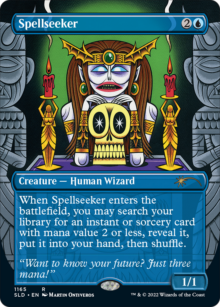 Image of Spellseeker (SLD-1165) - Secret Lair Drop (Borderless) Foil