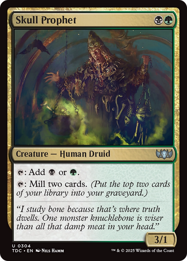 Image of Skull Prophet (TDC-304) - Commander: Tarkir: Dragonstorm