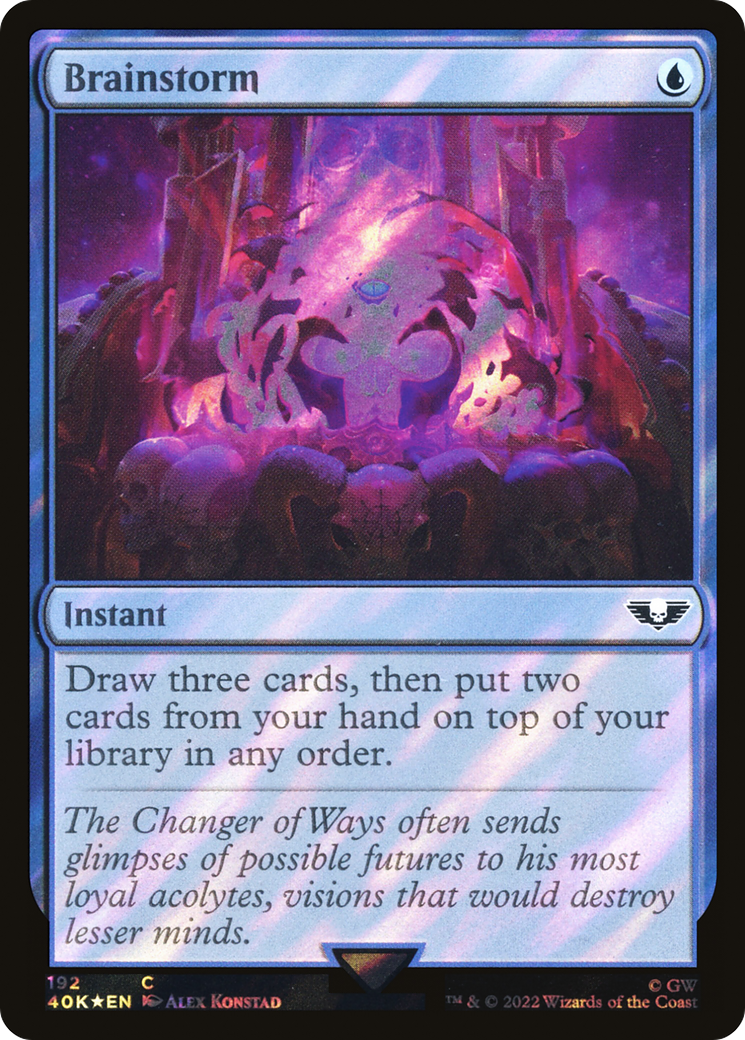 Image of Brainstorm (Surge Foil) (40K-192) - Warhammer 40,000 Commander Foil