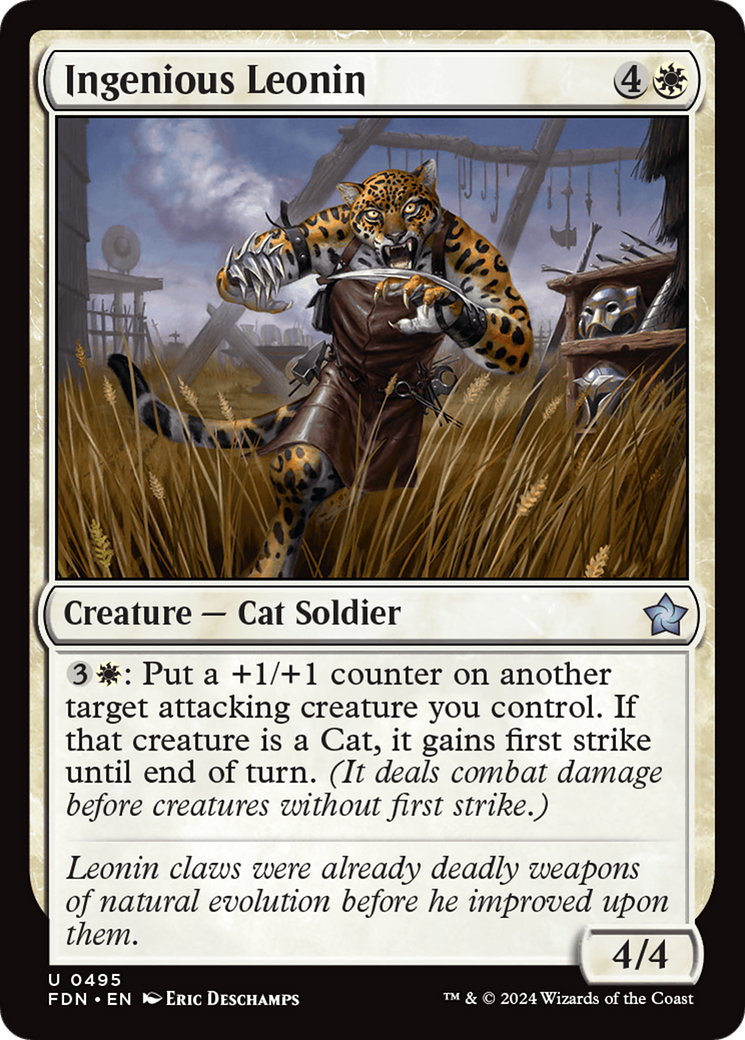 Image of Ingenious Leonin (FDN-495) - Foundations