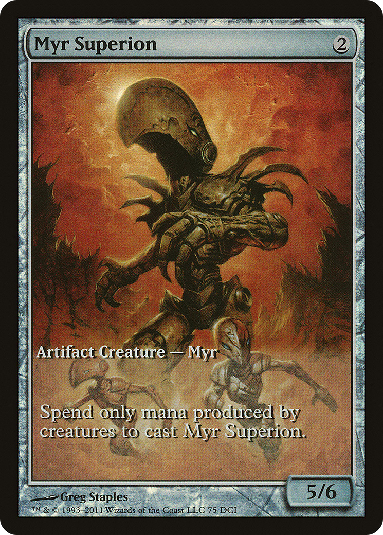 Image of Myr Superion (GAME-075) - DCI Promos Foil