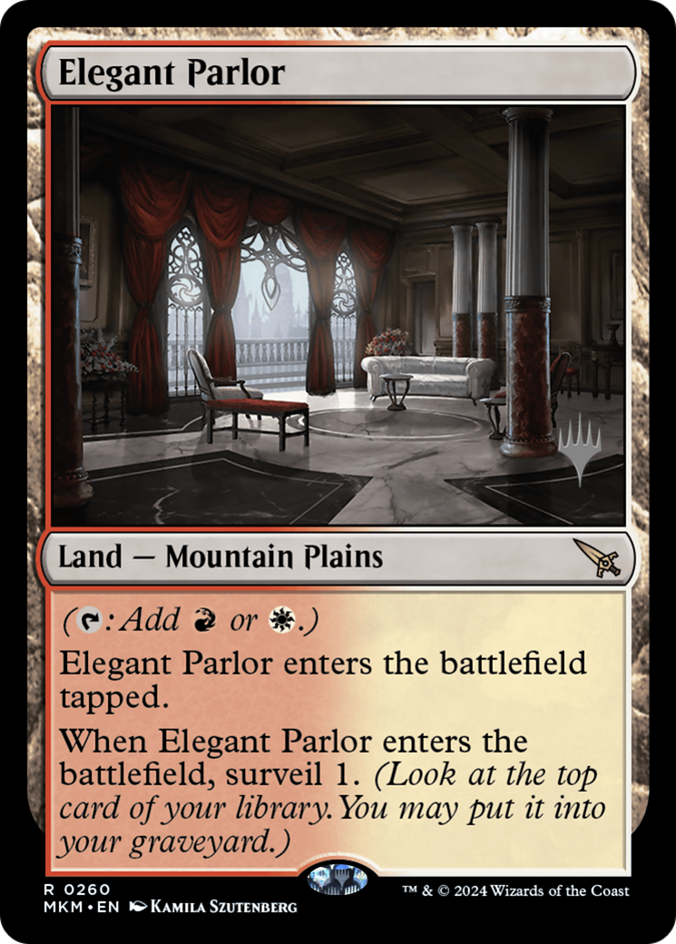 Image of Elegant Parlor (PPMKM-260) - Murders at Karlov Manor Promos